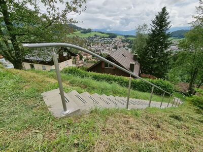 Flexo Außenhandlauf im Garten