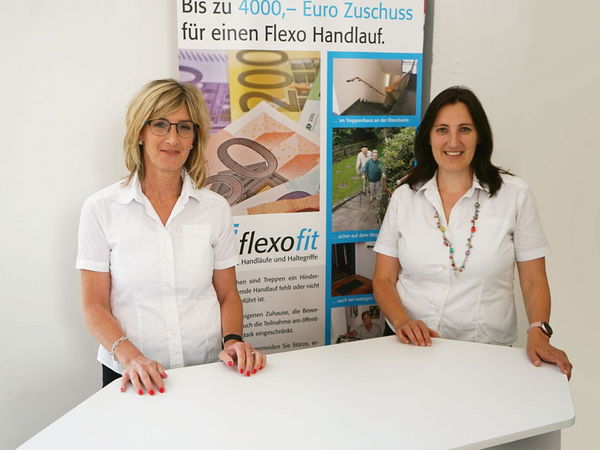 Elvira Jäkle und Viola Schmutz - Flexo Handlauf
