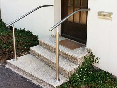 Flexo Handlauf vor der Haustüre