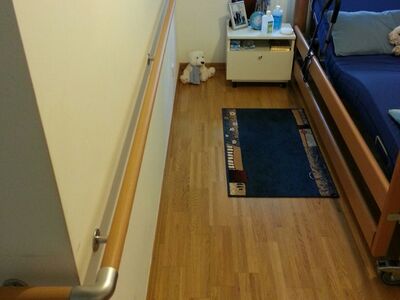 Flexo-Handlauf - Handlauf neben dem Bett