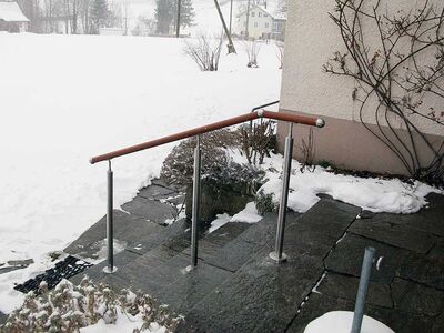 Flexo Außenhandlauf im Winter